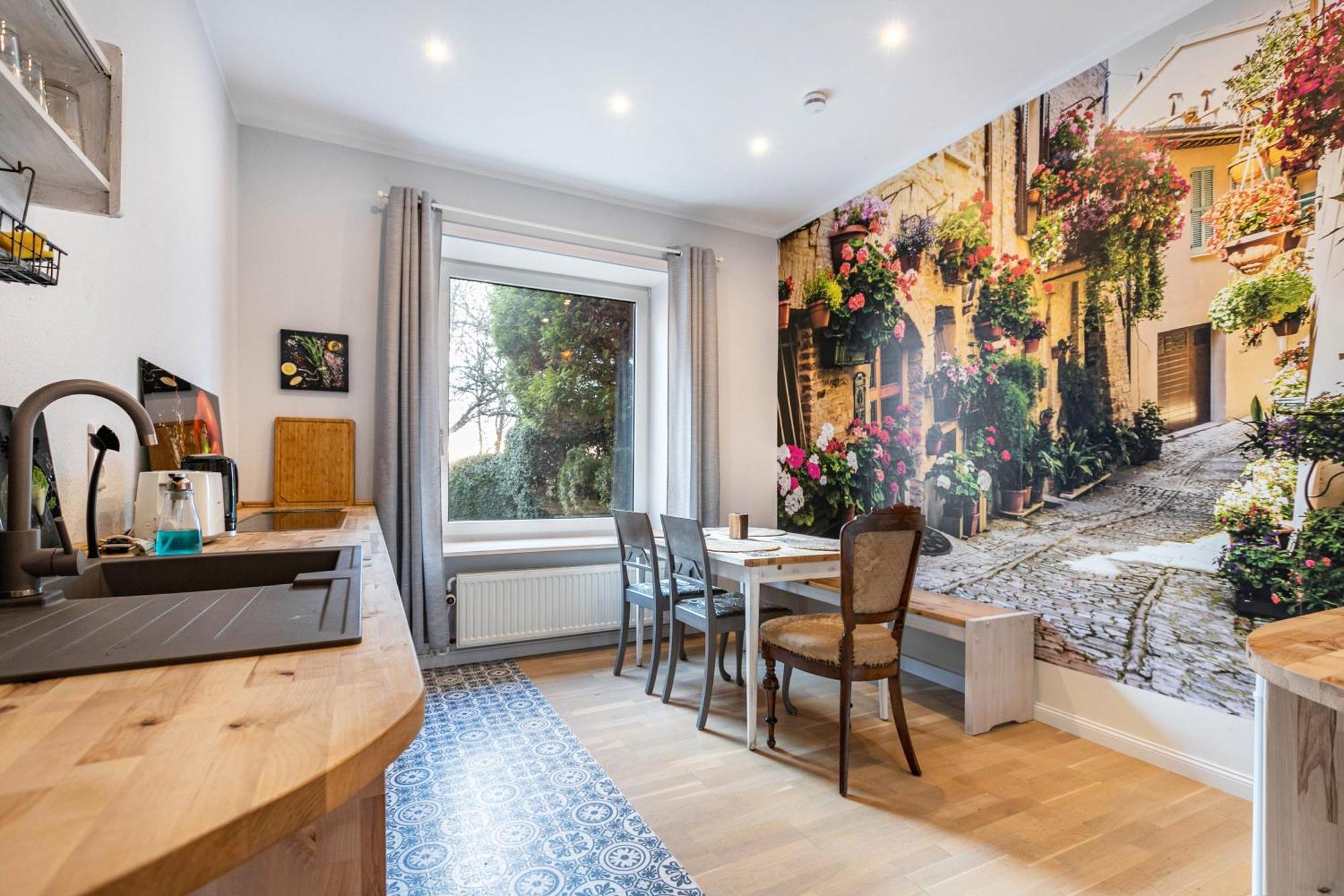 Blauquarz Und Rauchquarz Apartment Reussenkoge Luaran gambar