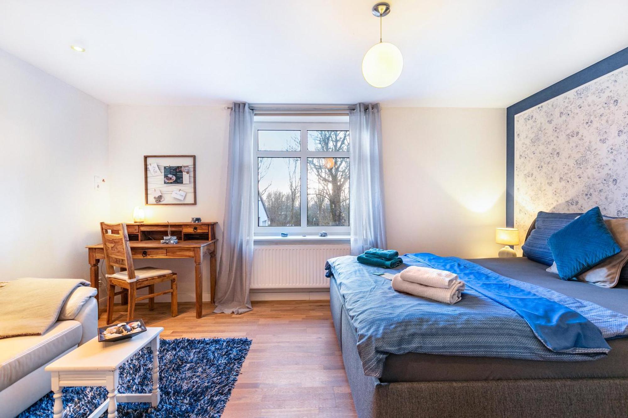 Blauquarz Und Rauchquarz Apartment Reussenkoge Luaran gambar