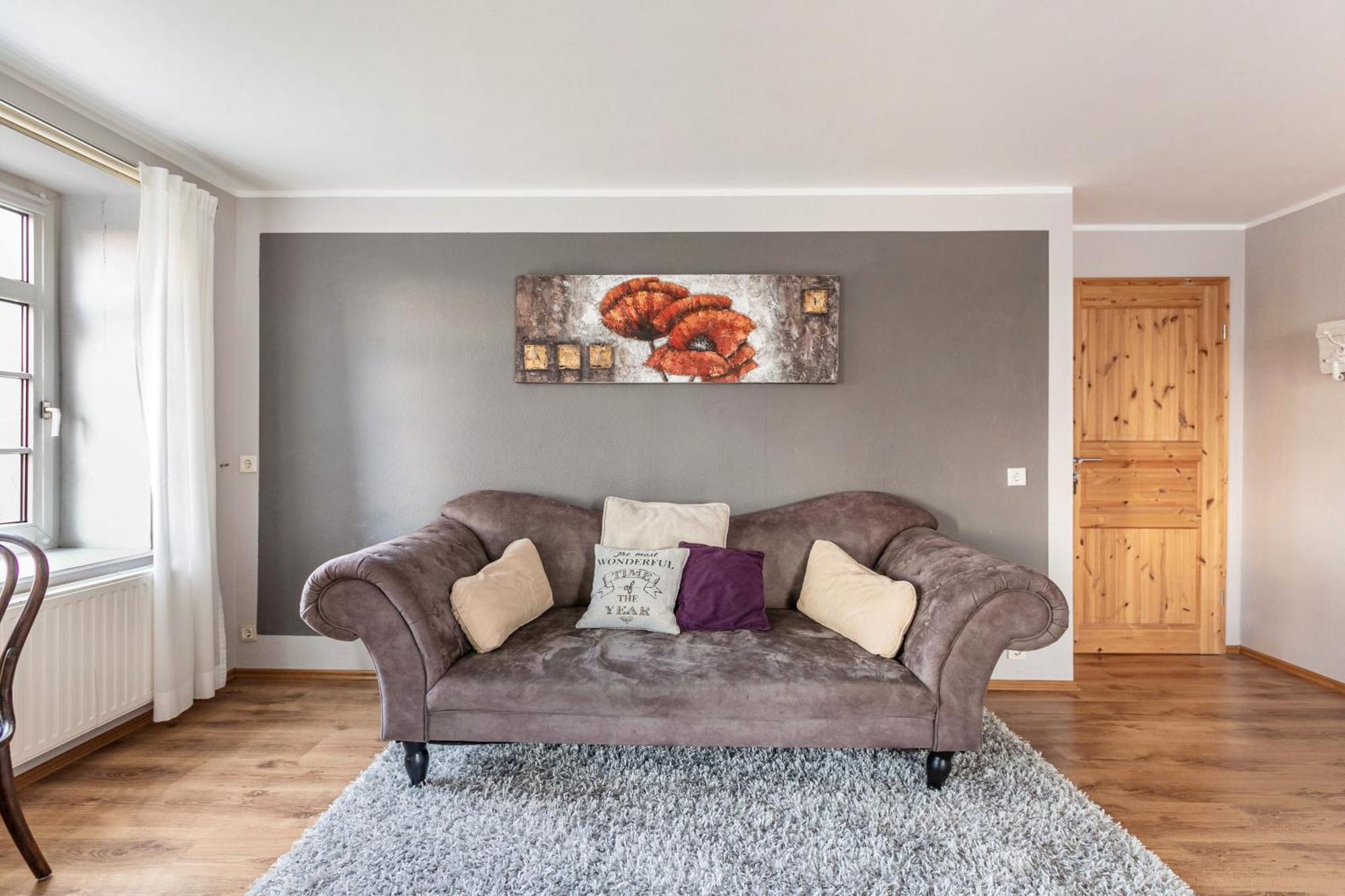 Blauquarz Und Rauchquarz Apartment Reussenkoge Luaran gambar